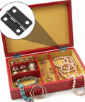 50 Pairs Small Hinges Set For DIY Projects with jewelry box, mini metal tiny hinges, rotatable zinc alloy hardware, smooth opening
