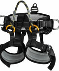 Heavy-Duty Climbing Harness Belt For Tree Climbing And Outdoor Rescue, Large Size Safety Belt, Rappelling Gear, Breathable Nylon