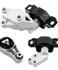 No Hassle Plug And Play Heavy Duty Engine Motor Transmission Mount Kit Fits Smart Fortwo L3 1.0L Evo showing three sturdy components.