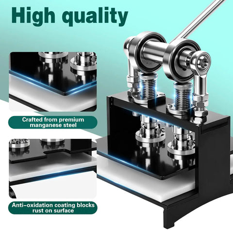 High-quality components of Beast Of A Leather Cutting Press 1.5 Ton With 20x20cm Work Bed Dual Guide Shafts And 39 Piece Hole Punch Tool Set