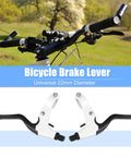 Universal 22mm Aluminum Alloy Bicycle Brake Lever Set For Road And Mountain Bikes White Dope Lightweight and Durable