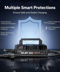 36V 25A LiFePO4 Charger With 38.4V Ready Output, IP65 Waterproof Beast Build, fast 3x charging features and protections