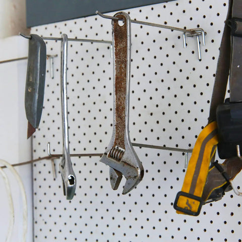 10 Pack Pegboard Hooks 10 Inch Stainless Steel J Shape Wall Mount Organizers For Garage Kitchen Workshop Tools Black Finish