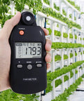 Full Spectrum PAR Meter With Pro Grade High Precision PPFD Tester For Indoor And Outdoor Plant Growth 400 To 700 Nanometers Light Range Lux Readings For Photosynthesis Results handheld in greenhouse