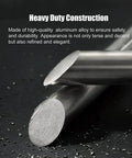 Close-up of aluminum rods used for Double Sided Sliding Barn Door Handle For Wood And Glass Doors, 80cm 31.5in Push Pull Bar.
