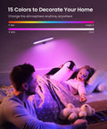 Wireless Rechargeable Wall Sconces Featuring 7500mAh Battery Power Adjustable RGB Color Changing in cozy bedroom with child.