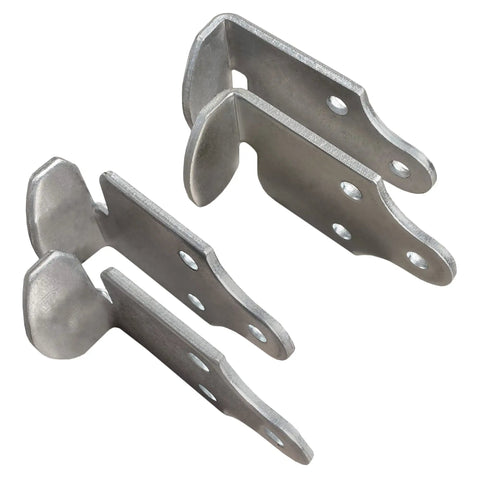 Heavy Duty Steel Corner Brackets For Utility Trailers 16 Piece Set With 8 Left And 8 Right Side Panel Connectors 4 Inch By 2.5 Inch 5/16 Inch Holes Screws Not Included Built Tough For Tailgates And Bulkheads