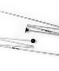 Two Extra Poles For Grande Neso Tent Replacement Kit, Five Section 7 Foot Aluminum Poles With Foam Top Ball, Patented Base For Extra Stability