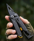 Light Purple 17 In One Tactical Multitool Pliers With Built In Flint Fire Starter And Carabiner Hammer 5CR13 Steel Needle Nose Pliers