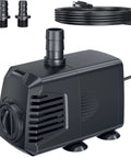 Ultra Quiet Submersible Pump With Overheating Protection And Filter Sponge No Fuss Maintenance 400 GPH 24W High Lift for Pond