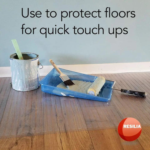 Super Handy Clear Vinyl Floor Runner Protector Shields Hardwood Tile Floors From Scratches Spills Wear In High Traffic Areas