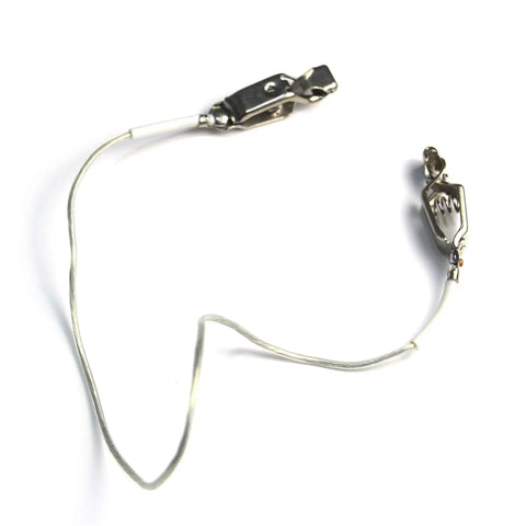 Pro Grade Fencing Body Cord and Mask Cord Set with Twin Core Copper Wires, flexible clamp clips, clear wire