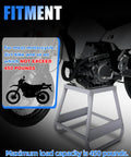 Beefy Dirt Bike Stand With Anti Slip Surface 450 Lbs Capacity Universal Detachable Motorcycle Lift Box Stand for bikes.