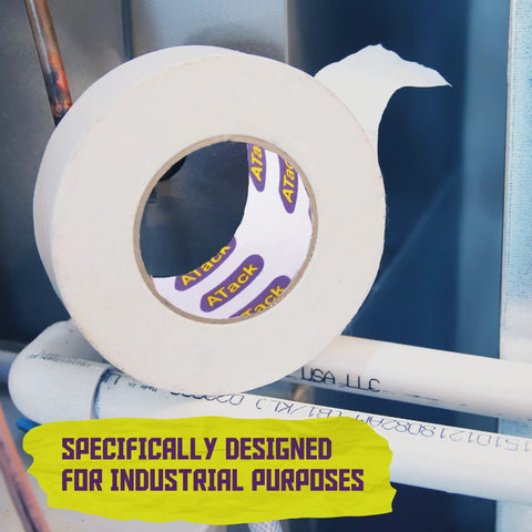 Beast Tough White Duct Tape 3 Inch By 30 Yard Heavy Duty Waterproof Tape on pipes for industrial use