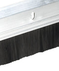 Extra Brush Door Sweep Two Pack Keeps Drafts Out And Heat In Aluminum Silver Finish Two Inch By Thirty Six Inch Heavy Duty