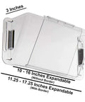 Adjustable Magnetic Air Vent Deflector For Ducts And Registers Stretch 10 To 16 Inches Fits Sidewall Ceiling And AC Vents
