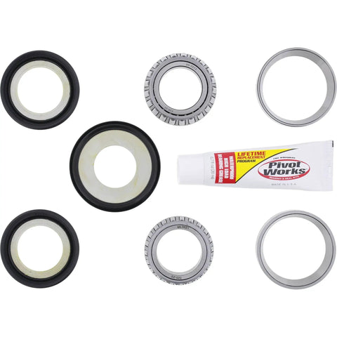 Pivot Works Steering Stem Bearing Kit For Yamaha WR 250F 250R 250X 400F 426F Replacement Upgrade With beefy bearings kit parts