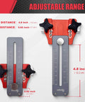 Thin Rip Jig For Table Saws And Routers, Safe Quick Narrow Strip Rip Guide For Repetitive Cuts, durable aluminum with adjustable range.