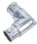 Rock Solid 3/4 Inch EMT Conduit Fitting Inside Corner Pull Elbow 90 Degree Bend, zinc housing for cable direction changes.