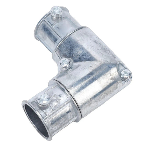 Rock Solid 3/4 Inch EMT Conduit Fitting Inside Corner Pull Elbow 90 Degree Bend, zinc housing for cable direction changes.