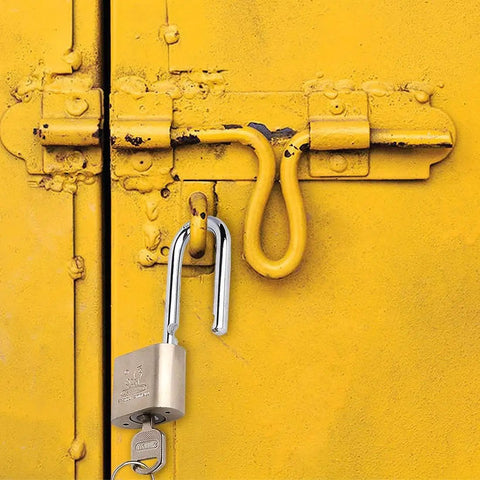 Two Pack 40mm Padlocks With Keys, Long Shackle Indoor Outdoor Use, Lock For Home Garage Shed, Includes Four Keys Per Lock, Separate Keys, Durable Weatherproof Steel