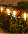 Eight Pack Solar Pathway Lights Upgrade Bright Outdoor Garden Decor Waterproof Pathway Lamps Auto On Off No Fuss Easy