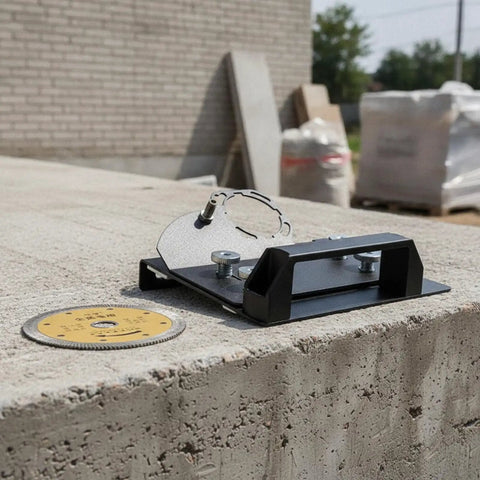 Tile Chamfering Jig With Water Hose For Wet Cutting Angle Chamfering Tool Tile Cutter For Tilers And DIY Pros, Sturdy Metal Base, Guided Cut, Includes Ceramic Wheel And Hose For Precise Edges And Long Lasting Performance, black metal base with ceramic wheel