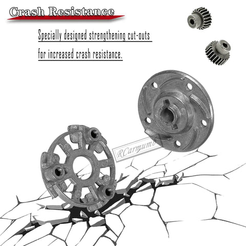 Hot 83T Spur Gear Upgrade Kit for 1/10 Slash 2WD VXL and Rustler Stampede Bandit 2WD VXL XL5 with pinions and crash-resistant cut-outs.