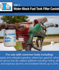 Goldenrod Water Absorbing Fuel Filter Replacement Canister With 10 Micron Filtration For Gasoline Diesel Ethanol And Biodiesel