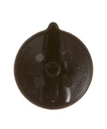 Back view of Genuine OEM Black Control Knob Replacement for Range Stove and Oven WB03T10236 Knob Durable OEM Quality Part for Electric and Gas Cooktops Easy Install No Fuss Snap On Fit.