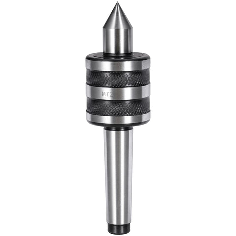 MT2 Live Center For Lathe And CNC Milling, Precision Rotary Live Center With 2MT Shank, 60 Degree Point