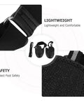 Heavy Duty Steel Toe Shoe Covers With Adjustable Strap Safety Overshoes For Work showing adjustable strap and breathable fabric.