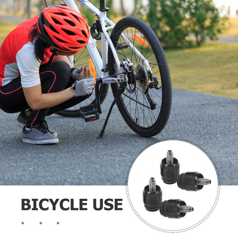 Cyclist using Workhorse Hydraulic Brake Insert Kit For Mountain Bikes with Quick Install Oil Needle Connector outdoors