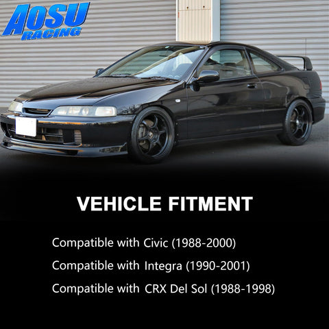 Honda Civic Integra Del Sol B Series car displaying vehicle fitment for Billet Short Shifter Box For Honda Civic Integra Del Sol B Series Cars Fits B16 B18