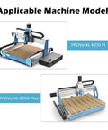 PROVer XL 4030 V1 and 6050 Plus CNC Routers for Rotary Module Kit For PROVer XL CNC Router 4030 V1 And 6050 Plus With NEMA23 Geared Stepper Motor 4 Jaw Chuck And 10 To 1 Speed Reducer For Boosted 3D Rotary Carving Hybrid 2D Work And Laser Possibilities
