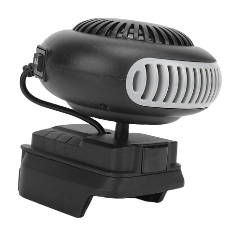 Portable 21V Car Heater And Defroster With 170W Rapid Warm Up Fan showing black cordless design for quick cabin heating.
