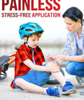 Application of Butterfly Bandages Wound Closure Strips Kit 24 Pack Featuring Three Types For Quick Pain Free Closure Of Small Cuts