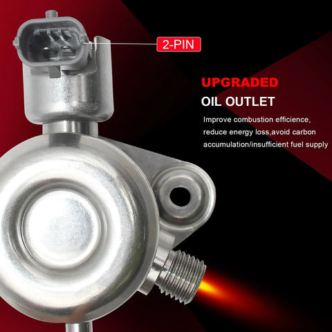 Close-up of High Pressure Fuel Pump Replacement For Ford Explorer 2012 To 2015 L4 2.0L And Compatible With Escape 2013 To 2016 Edge