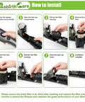 Installation guide for 6 Pack WV201 Filter Replacement For Wandvac Ion W1 S87 Cordless Handheld Vacuum Compatible With WV200 WV201 WV205 WV220