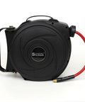 3/8 Inch By 25 Foot PVC Air Hose With 3 Foot Lead In And Auto Retracting Latch System Locks At Your Desired Length