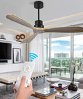 Person using 2 Pack Ultra Small Universal Ceiling Fan Remote Kit With 3 In 1 Speed Light Timing Wireless Receiver in modern living room