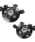 Rear Wheel Hub Bearing Steering Knuckle Assembly For 2006 To 2010 Mercury Mountaineer 2006 To 2010 Ford Explorer And 2007 To 2010 Explorer Sport Trac 5 Lug Direct Fit Heavy Duty Replacement, black metal, pair view