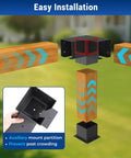 Heavy Duty 6x6 Pergola Brackets Kit With 2mm Steel Welded Construction And Powder Coated Finish For Outdoor Gardens Installed