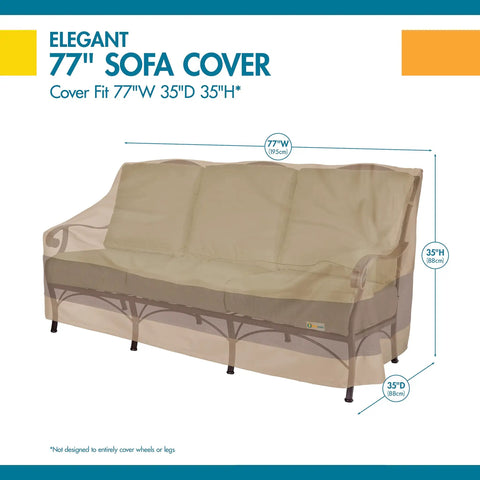 All Weather 79 Inch Patio Sofa Cover With Sealed Seams And Adjustable Straps Waterproof Outdoor Furniture Protector For 77W X 35D X 35H