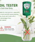 All In One 7 In 1 Soil Test Kit With Rotatable Head For Moisture Ph Fertility Light Intensity Soil Temperature And Air Humidity Digital Display Ideal For Garden Lawn Farm And Indoor Outdoor Plants, green handheld tester