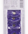 Nano-Silver Magnetic Attachment 5 Combs Set For Pro Haircuts And Styles purple clipper guards in retail packaging.