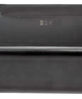 Side view of evaporative emissions vapor canister replacement for select vehicles, direct fit charcoal canister.