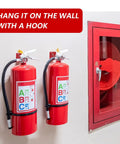 Badass Durability Iron Fire Extinguisher Brackets 2 Pack Wall Mount Holders Rust Resistant Build keeps fire extinguishers securely mounted.