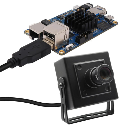 1080P 120fps High Speed USB Camera With 12MP Sensor, 4K 30fps Webcam with Raspberry Pi connection, ideal for streaming and machine vision
