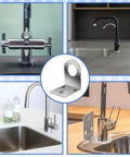 Two Pack Stainless Steel Water Filter Housing Brackets For Wall Mount Durable Corrosion Resistant Faucet Brackets installation